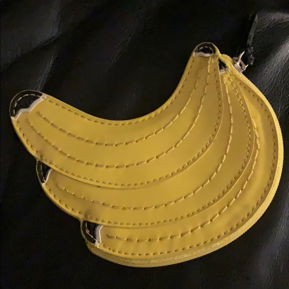 Coach banana coin purse
